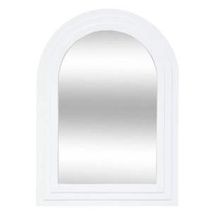 Miroir "Emily" en bois H55cm blanc