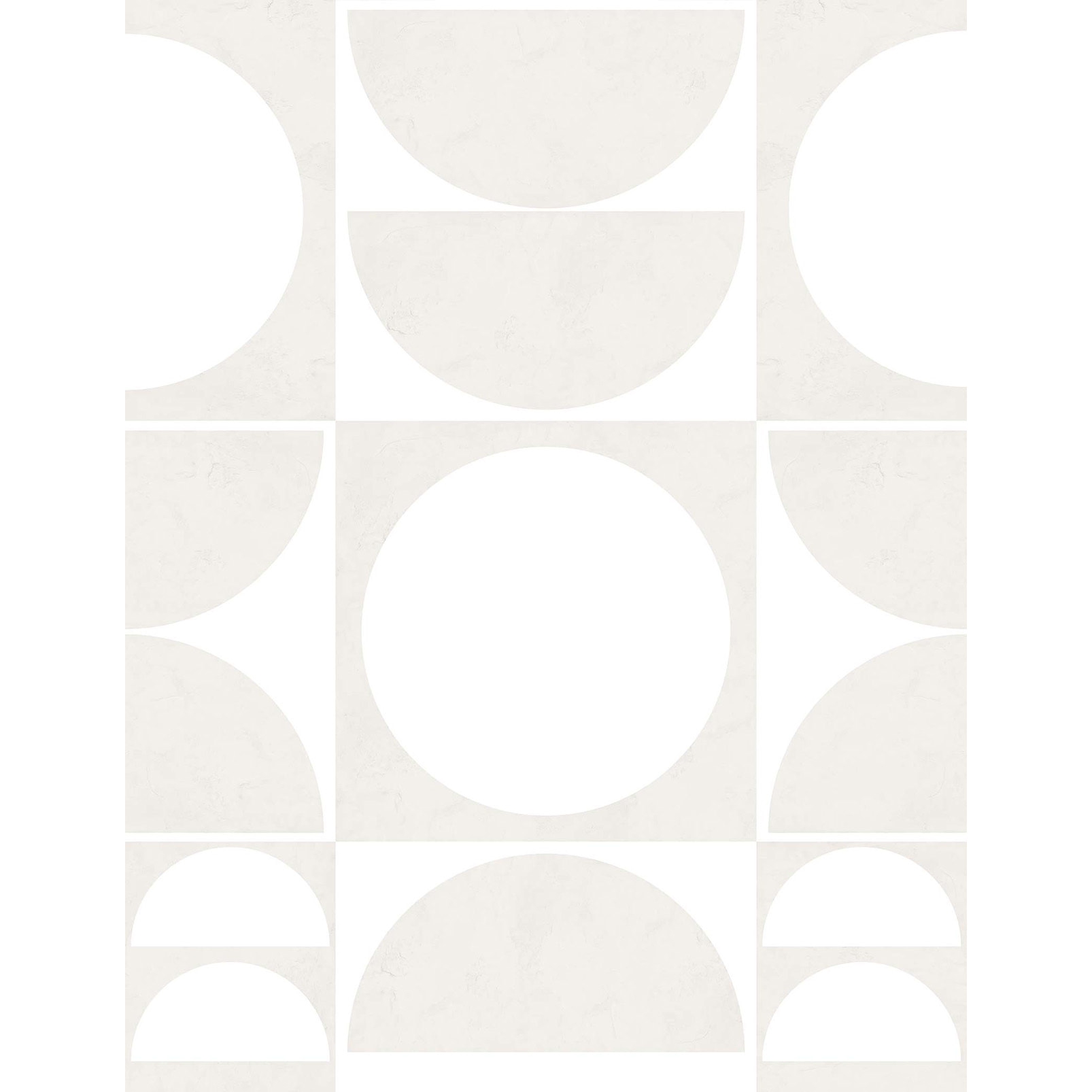 Papier peint cercles beige tendance Intissé