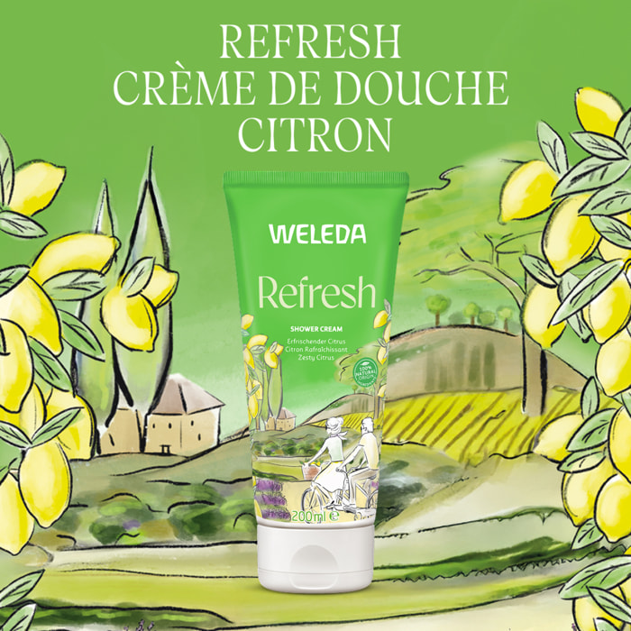 WELEDA - Crème de Douche Refresh Citron Rafraîchissant - 200 ml