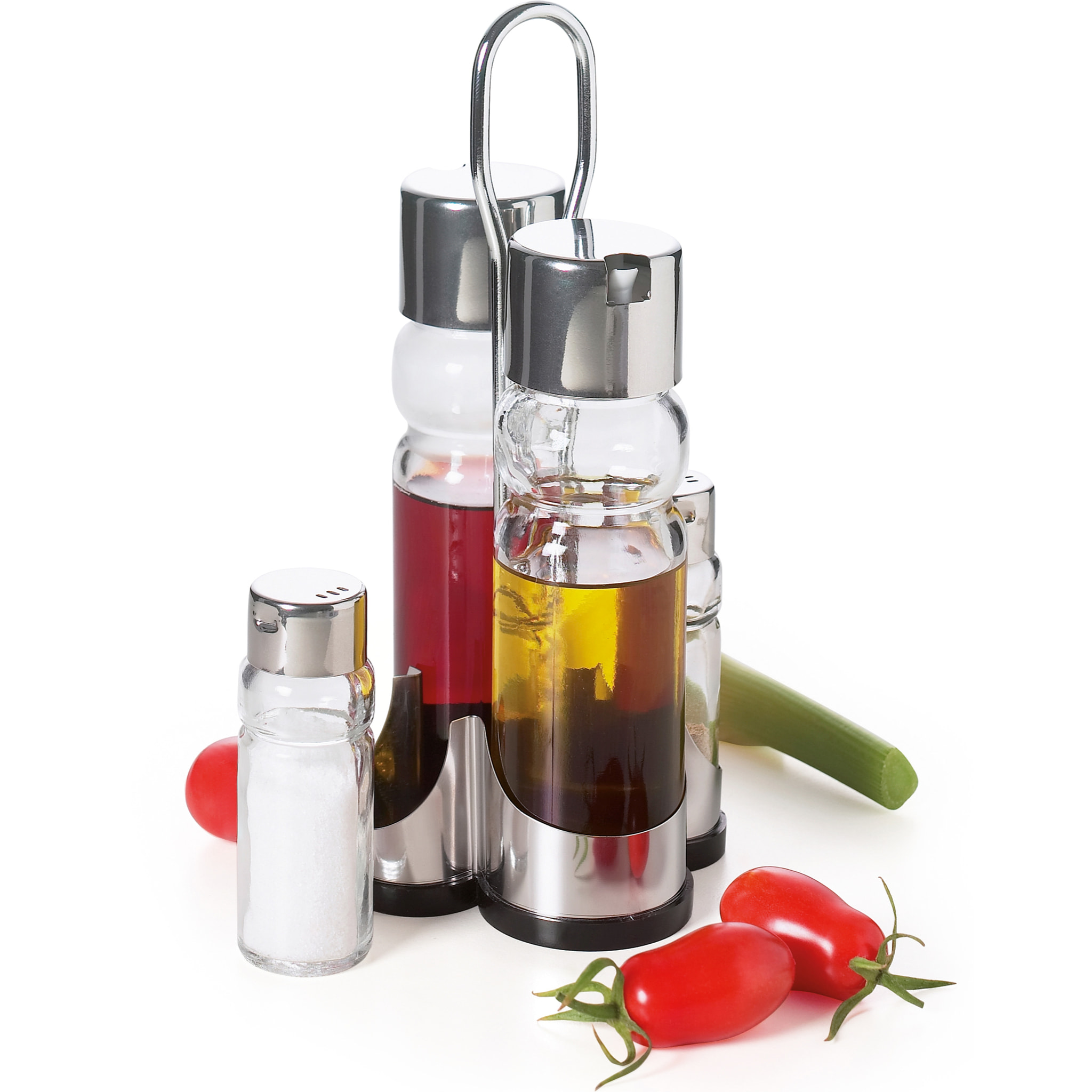 Set condimento 5 pz Excelsa – Oleum Set Vetro Trasparente