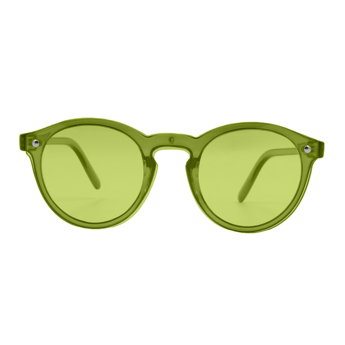 Gafas de sol OCEAN MILAN - Verde transparente / Amarilla