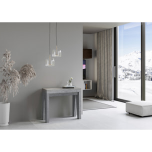 Console Naxy Small cm.90x42 (extensible à 196) Ciment