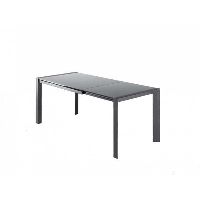 Table extensible 120/180 cm plateau verre - SUBTILE 2