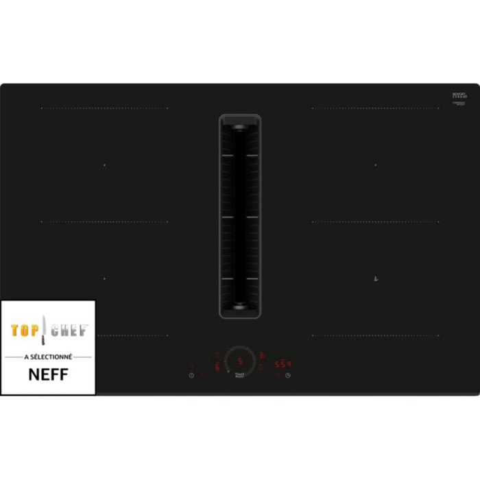 Plaque induction aspirante NEFF V58FHQ4L0, N70, Twist Touch