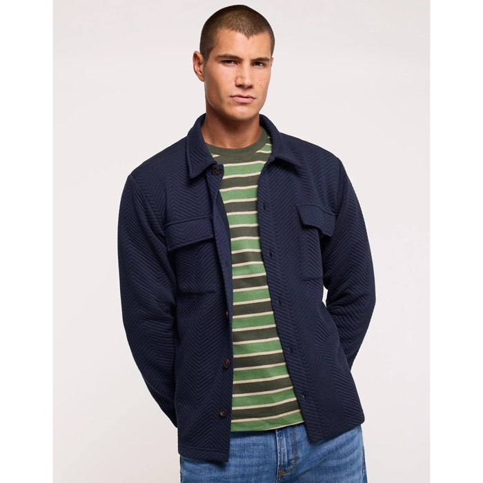 Sobrecamisa Espiga Azul Marino - Erien