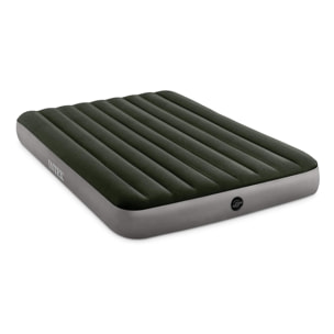Intex Materasso Gonfiabile Dura-Beam Prestige Downy Matrimoniale con Pompa a Batteria, 152x203x25 cm