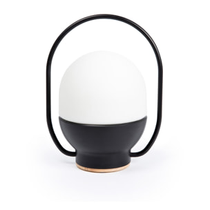 TAKE AWAY Lampe portable noire