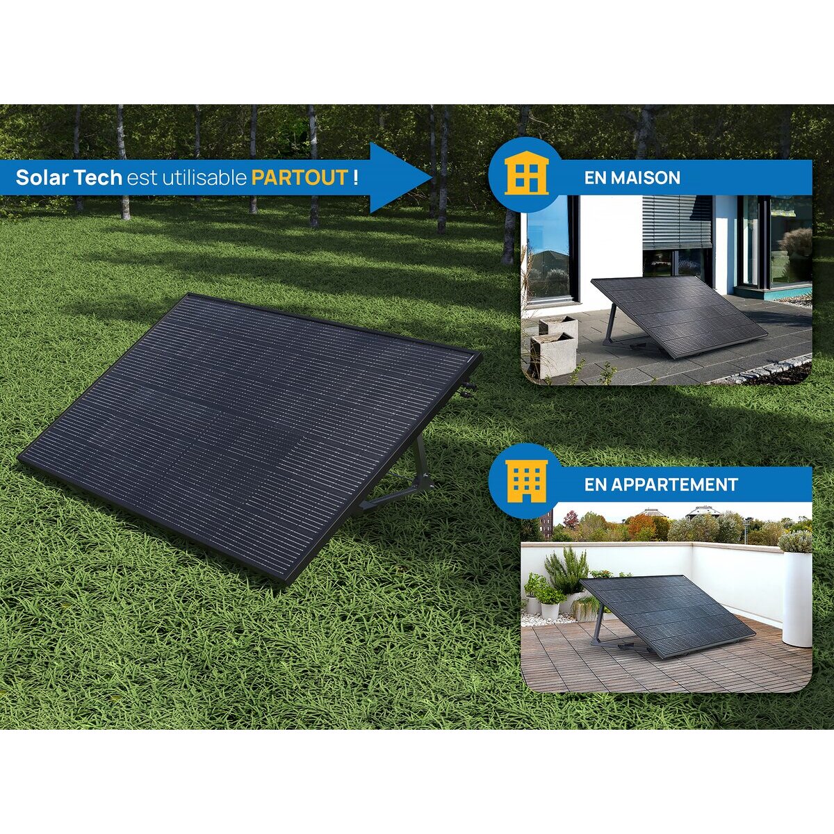 Panneau solaire 400w "Solar Tech"  plug and play - Kit de démarrage