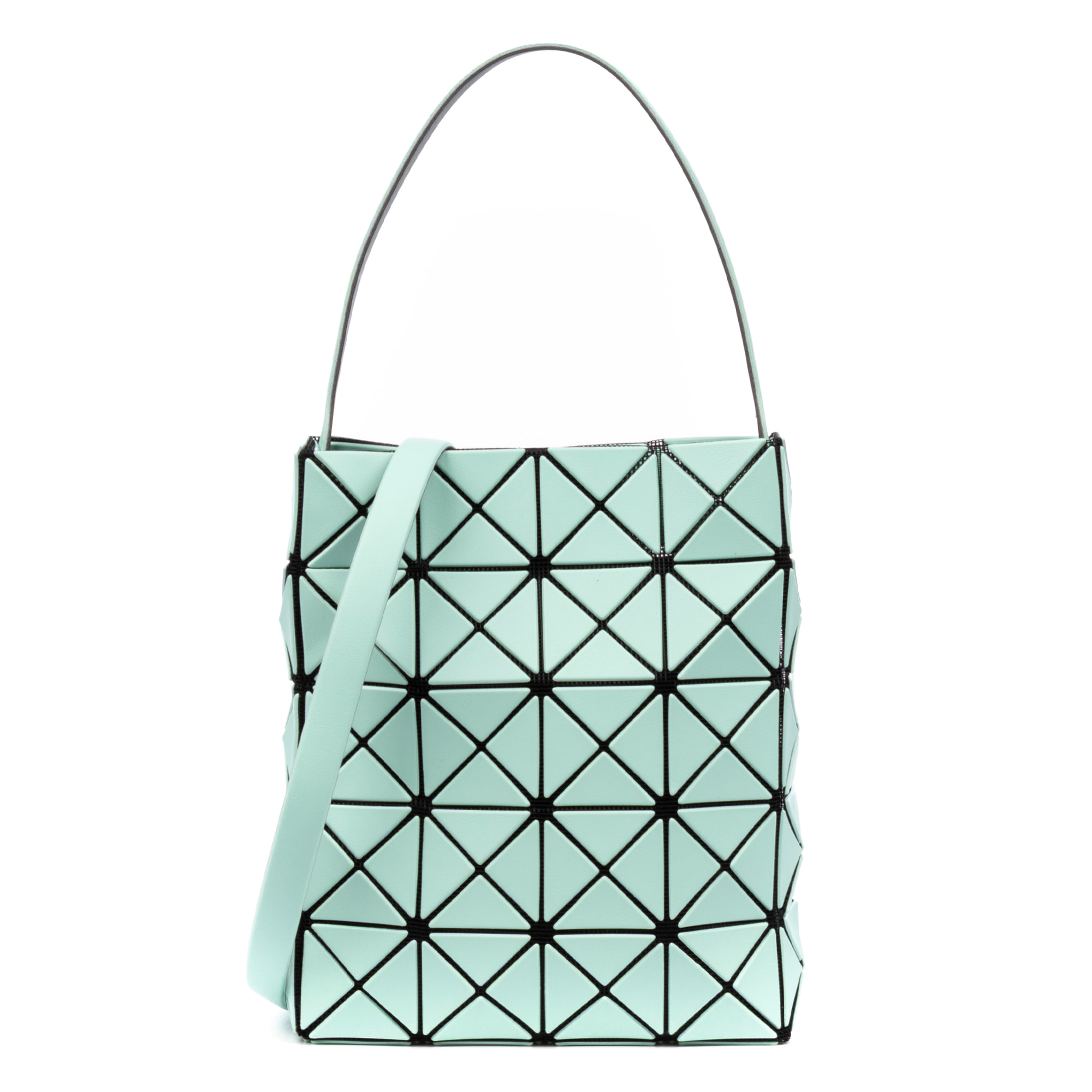 Aterno borsa a tracolla e a mano con design geometrico.