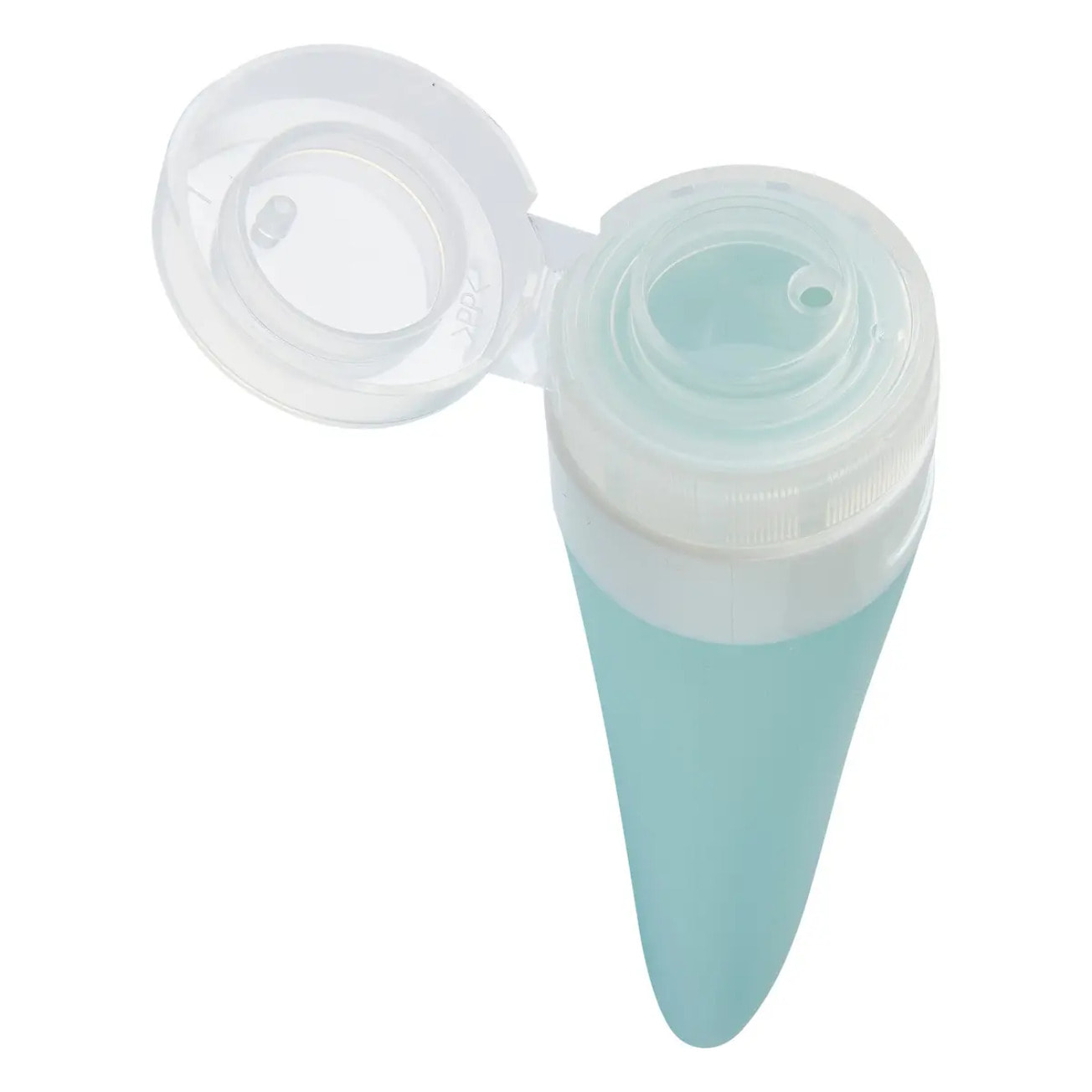 3 tubes en silicone avec trousse de rangement bleu 60ml