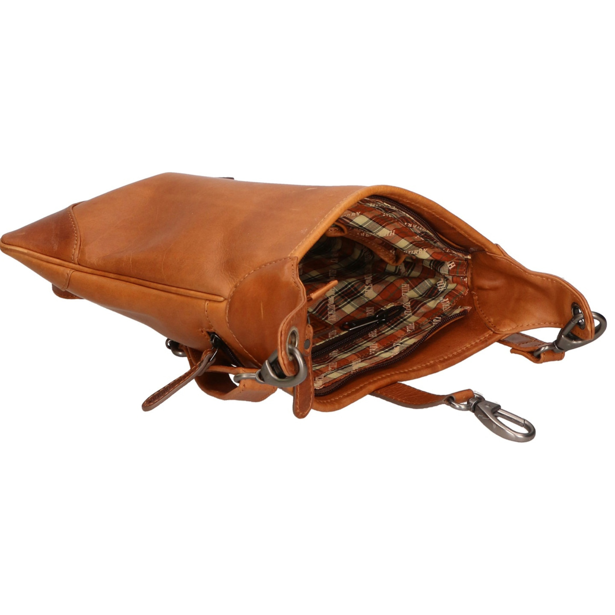 Borsa a tracolla da uomo - Modello False - Vera pelle - 30.0 x 26.0 x 2.0 cm