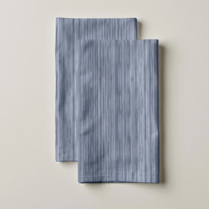 Lot de 2 torchons de cuisine Lesa 125 Steel Blue