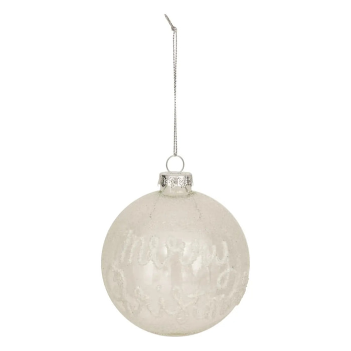 BDN VERRE 90MM MERRY XMAS BLC