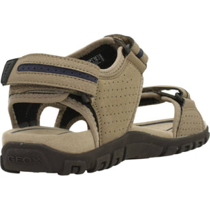 Sandalias Hombre de la marca GEOX  modelo UOMO SANDAL STRADA MARRON CLARO