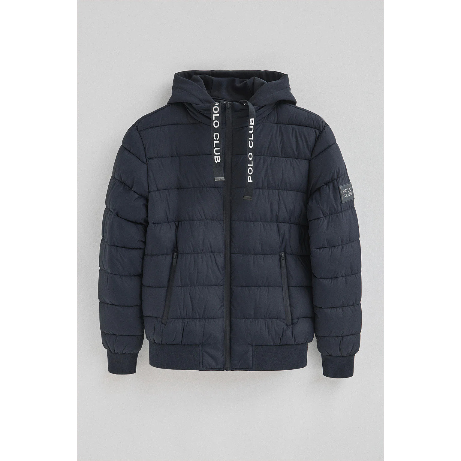 Giubbotto Comet blu marino con logo Polo Club