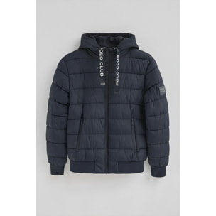 Giubbotto Comet blu marino con logo Polo Club