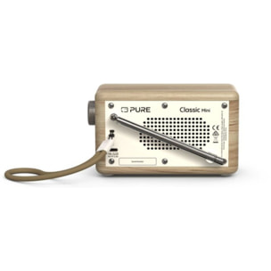 Radio DAB PURE Classic Mini Cotton White/Oak