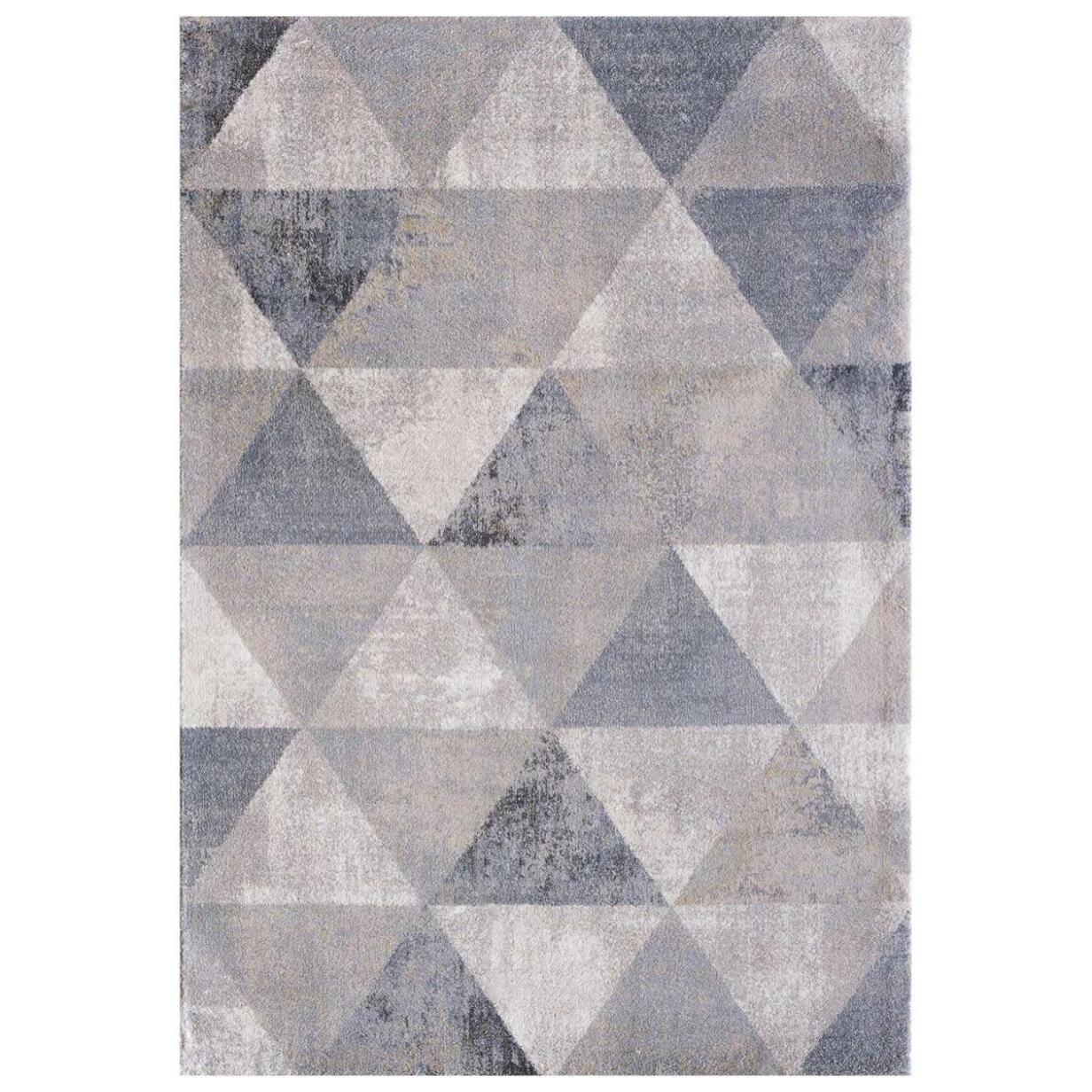 Tapis salon et chambre tissé motif scandinave LIJI