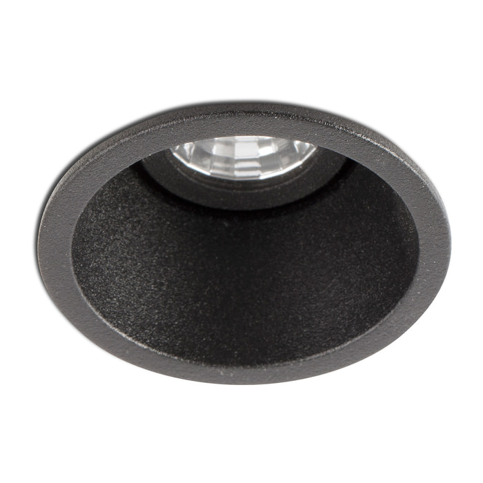 FOX 50 Empotrable negro orientable 5W 2700K