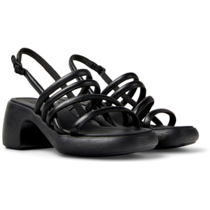 Sandalias - CAMPER Thelma Sandal - Negro - Cuero liso