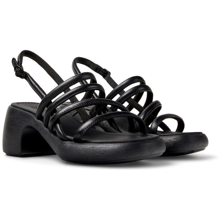 Sandalias - CAMPER Thelma Sandal - Negro - Cuero liso