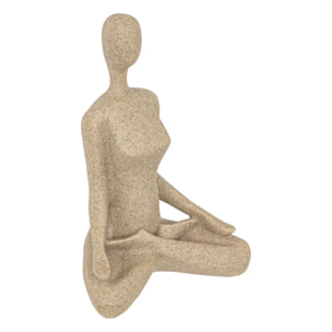 Statue femme Aby H.22cm résine assorti