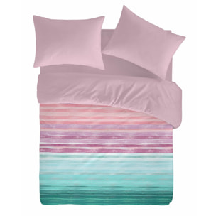 Housse de couette ELYSE en coton - rose - vendue seule