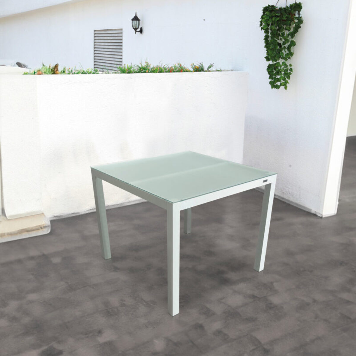 Mesa de jardín – Blanco