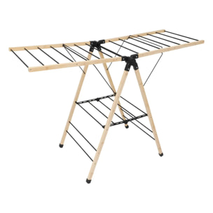 Étendoir à linge "BlackBamboo" 95x62cm