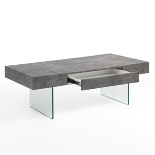 Tomasucci Table basse WAVER CEMENT Multicolore