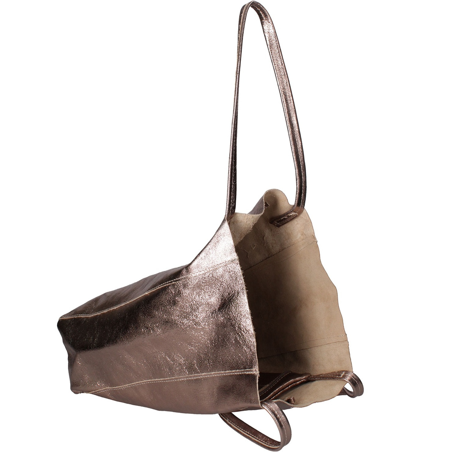Borsa a mano da donna - Modello Íris - Vera Pelle - 40.0 x 36.0 x 11.0 cm