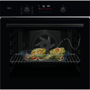 AEG Horno multifunción Serie 5000 SurroundCook con SteamBake con Display LED Explore V5PBA521AB