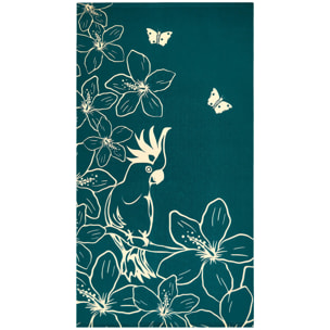 Serviette de plage microfibre Bleu 90x170 220g/m² - Serifos