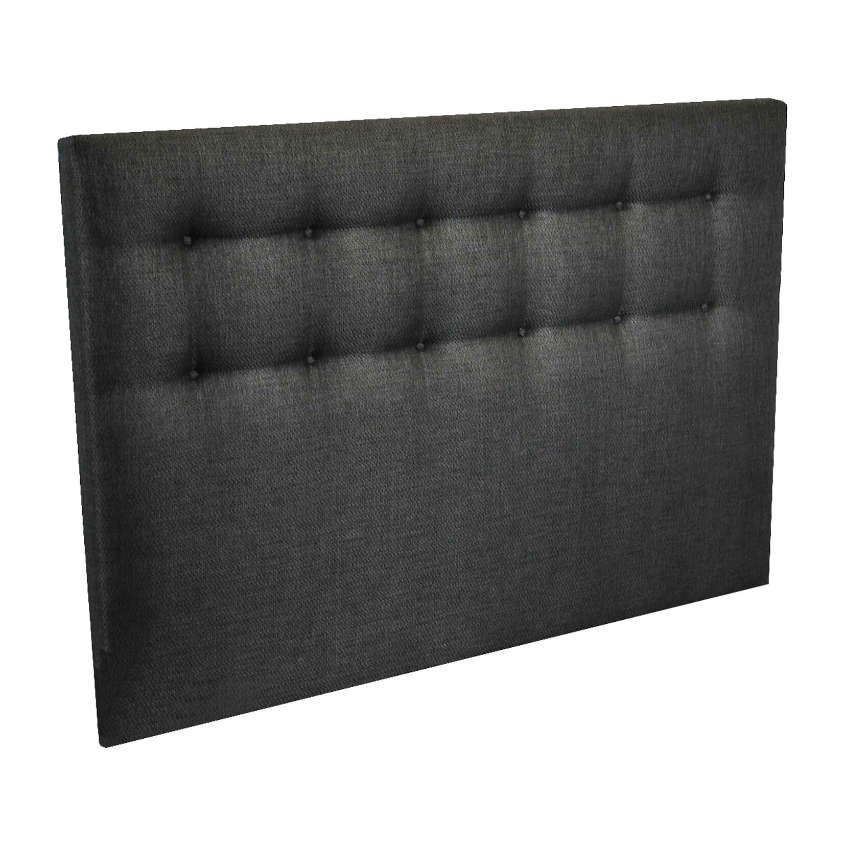 Tête de lit capitonnée CRÉPUSCULE - anthracite