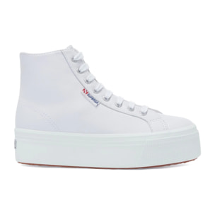 Scarpe da donna Superga Bianco 2708 HI TOP NAPPA