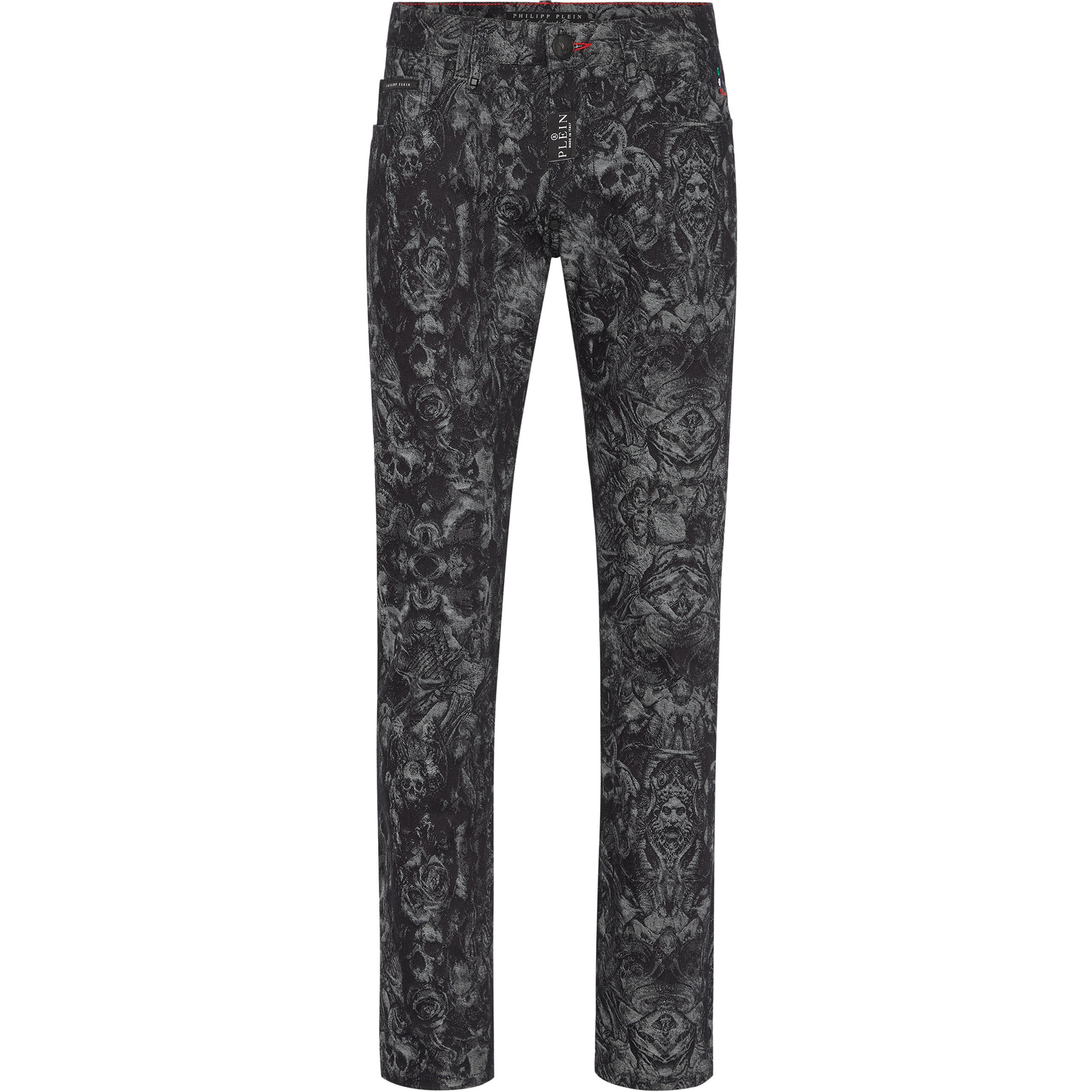 PHILIPP PLEIN Vaqueros de corte recto TATTOO