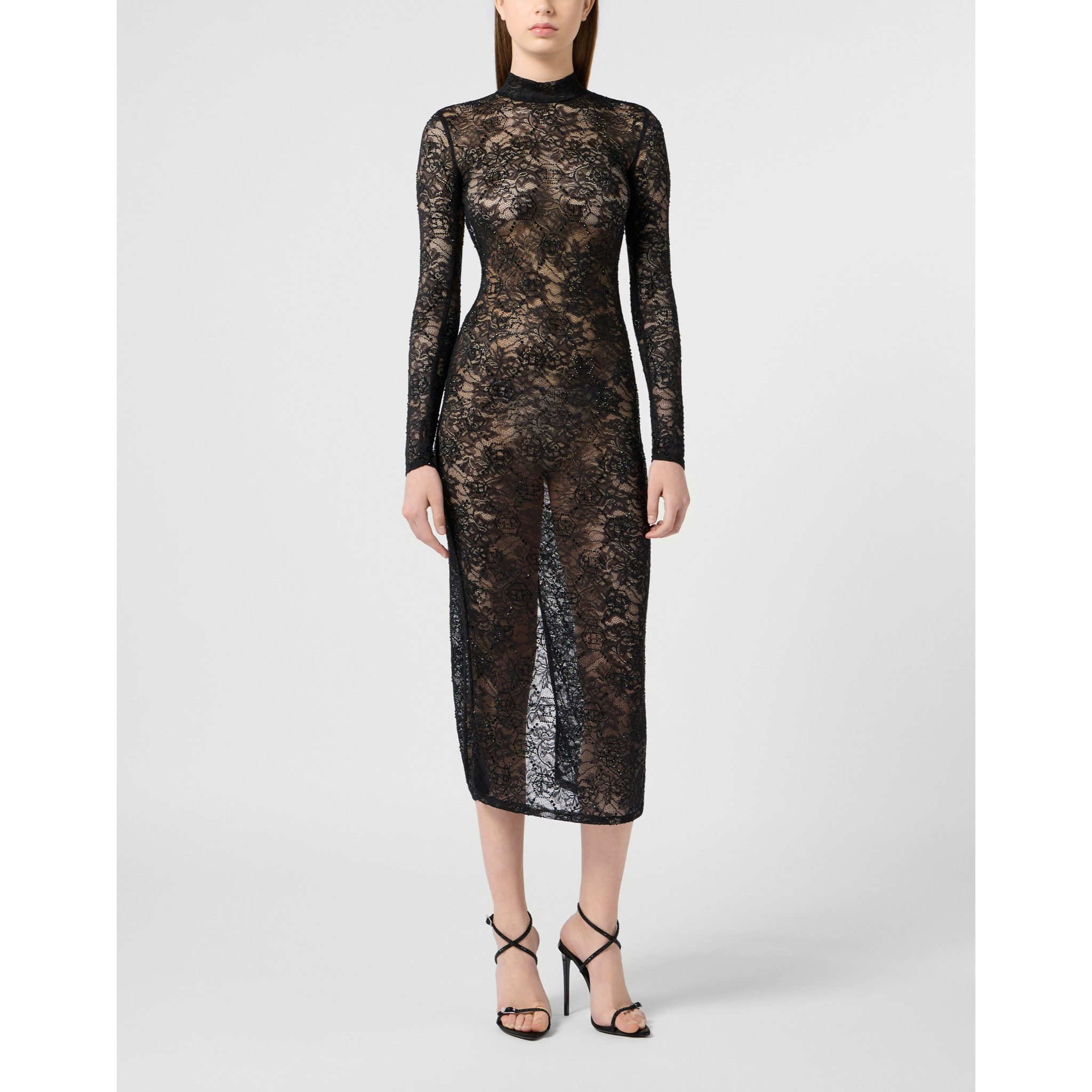 PHILIPP PLEIN Vestido largo MONOGRAM