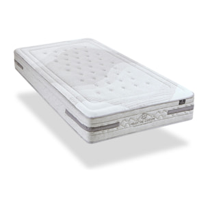 Matelas Hybride Sérénade, Soutien ferme, 26 cm, Ressorts Ensachés & Latex Naturel, Mousse Haute Densité