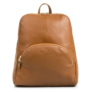 Monastier Bolso mochila Mujer.Piel auténtica Dollaro