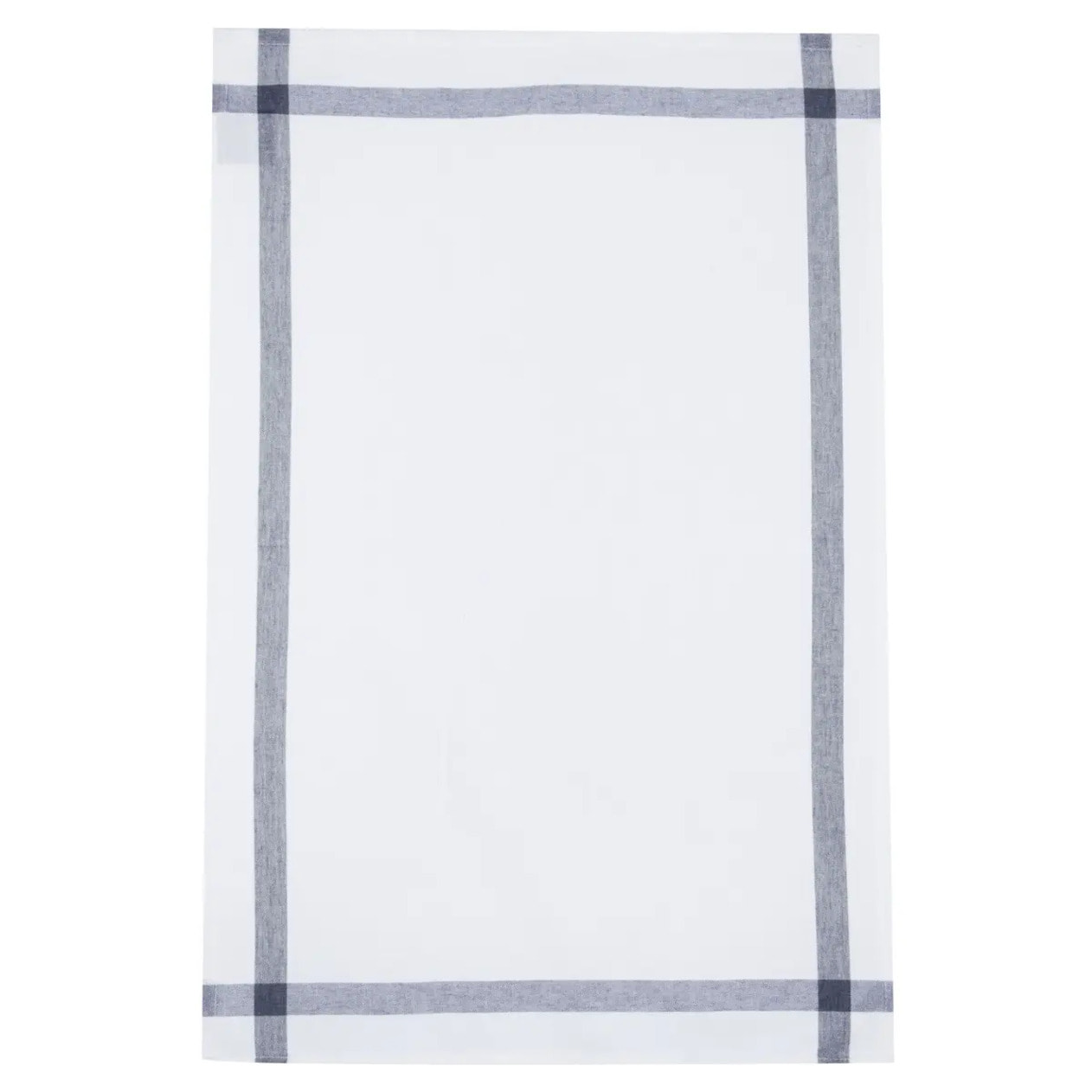 Lot de 2 torchons "Tradition" en coton bleu 45x70cm