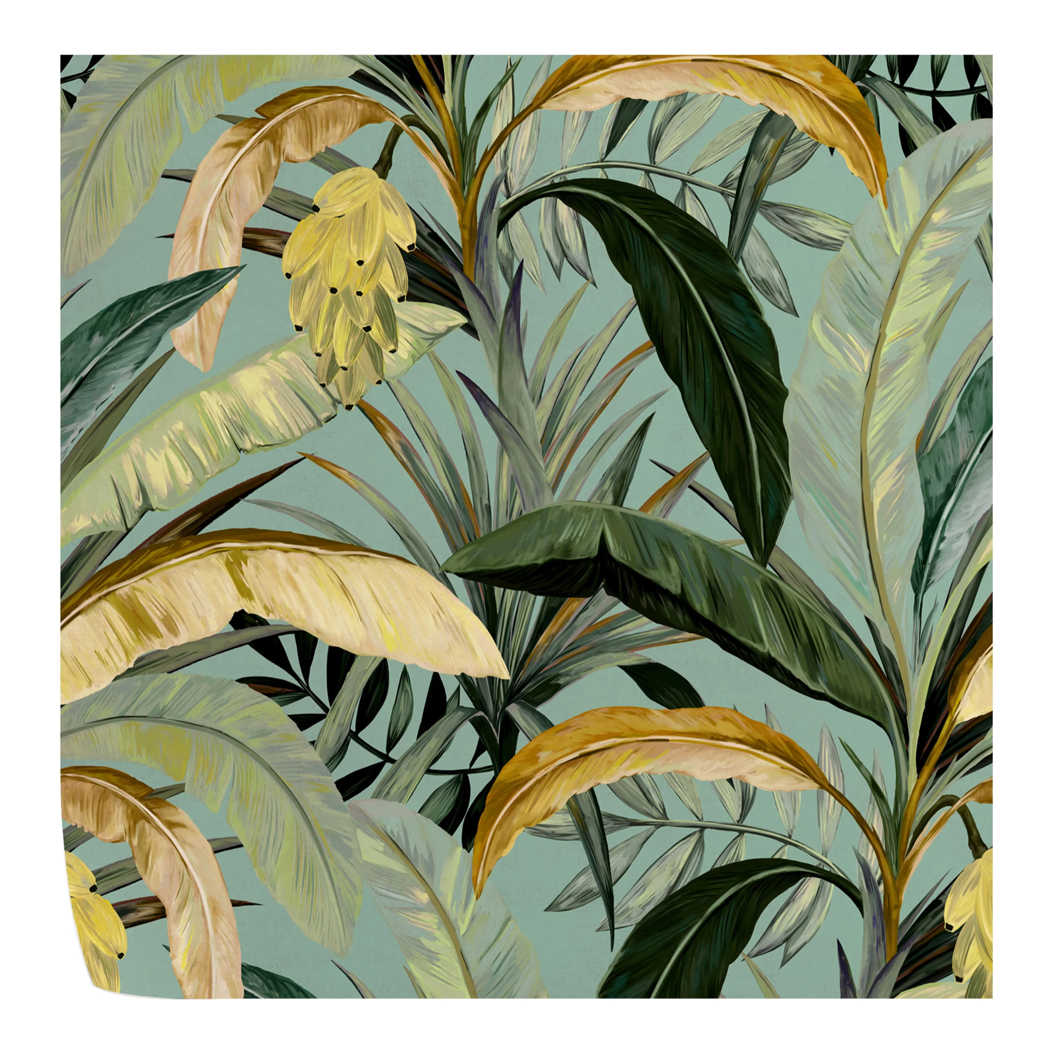 Carta da Parati Foresta Tropicale Verde