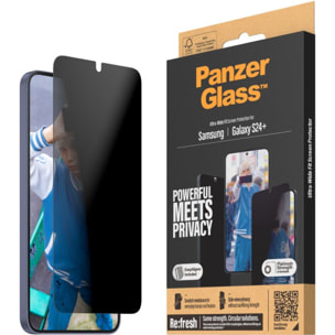 Protège écran PANZERGLASS Samsung S24+ avec applicateur UWF