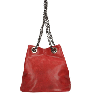 Borsa a secchiello da donna - Modello Sérénité - Vera pelle - 32.0 x 28.0 x 13.0 cm