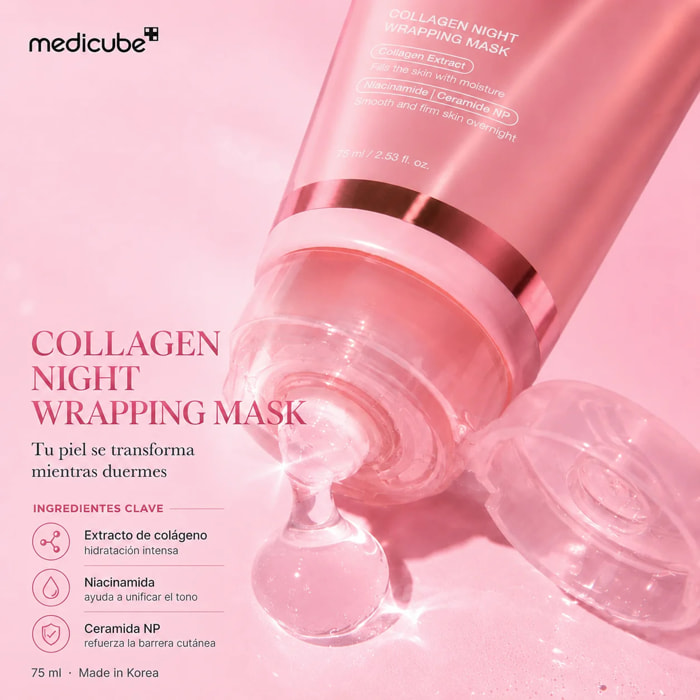 Mascarilla nocturna Collagen Night Wrapping Mask Medicube 75 ml