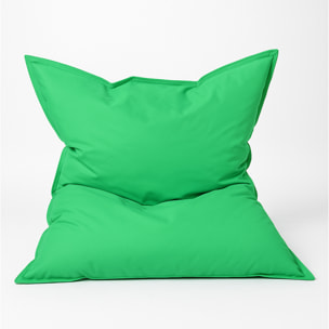 Pouf rectangulaire d'extérieur XXL 180x140cm vert THIES