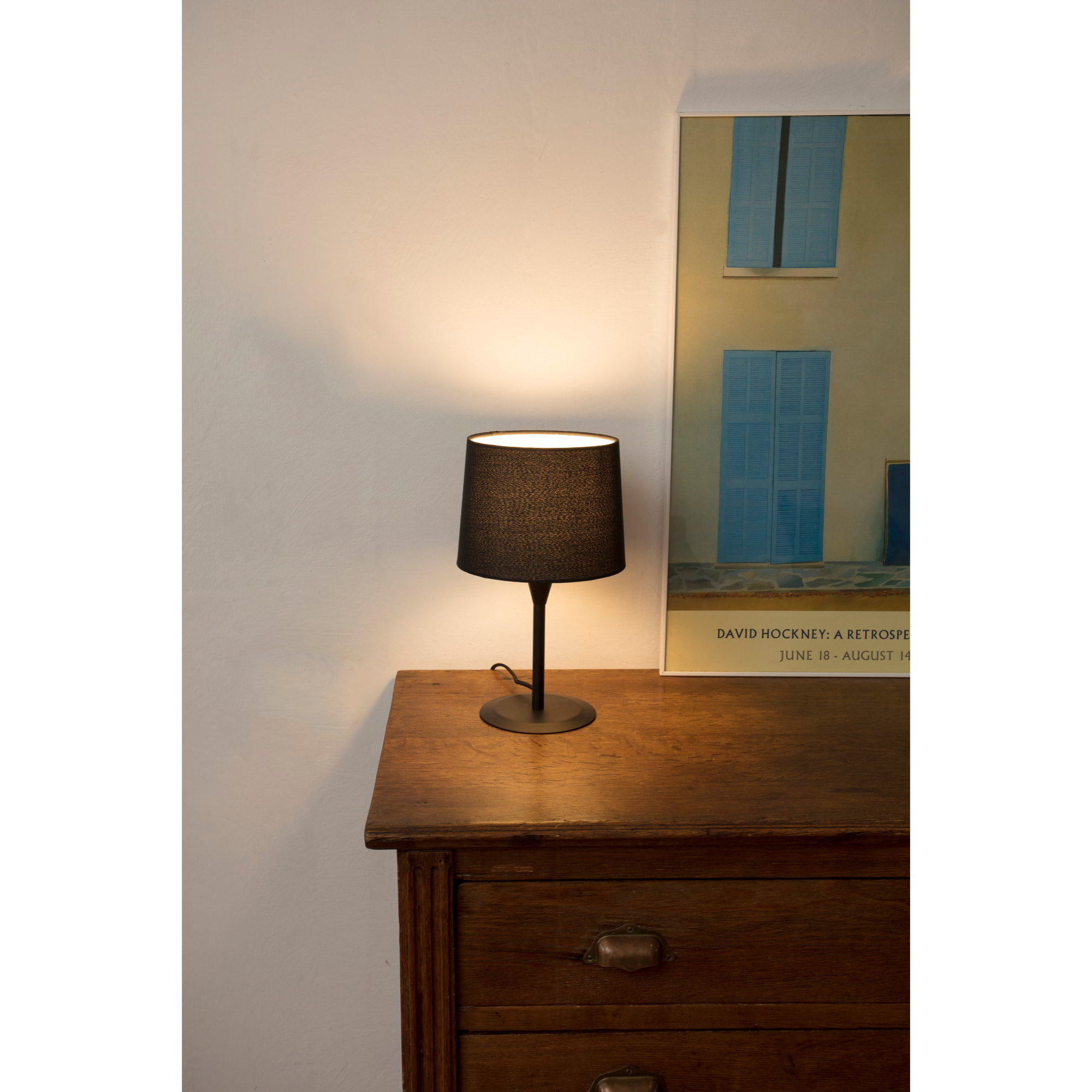 CONGA S lampe de table noire/noire