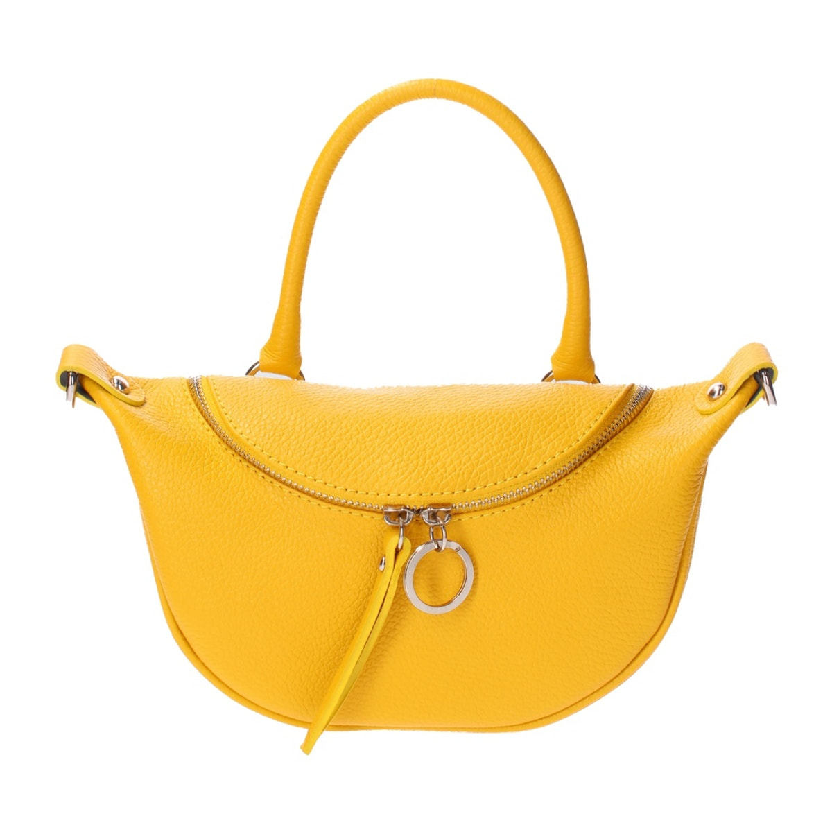Borsa a mano da donna - Modello Mae - Vera pelle - 26.0 x 13.0 x 8.0 cm