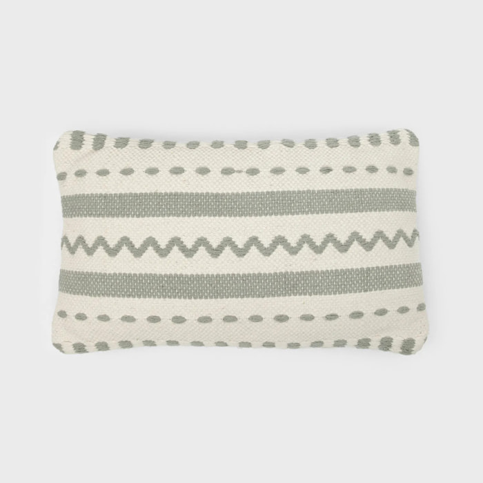 Cojín rectangular algodón Leito 30x50 - funda + relleno