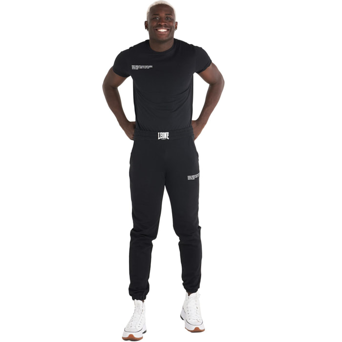 Pantalón de hombre Minimal en felpa de algodón orgánico