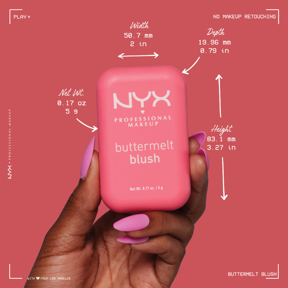 NYX Professional Makeup Buttermelt Blush Blush GETTING BUTTA